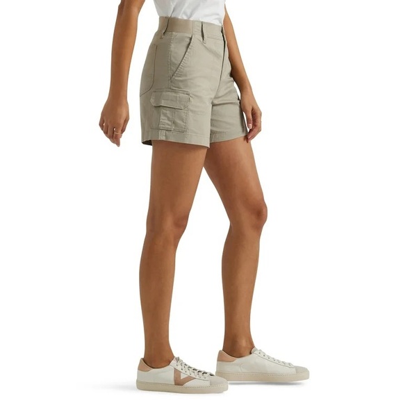 Columbia tan Sports style cargo hybrid shorts retro y2k cute girly pop bottoms - Picture 2 of 12